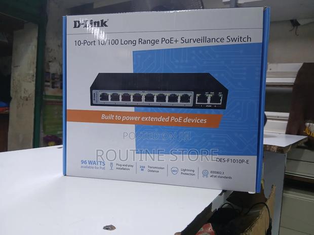Dlink 8port Unmanaged - main view