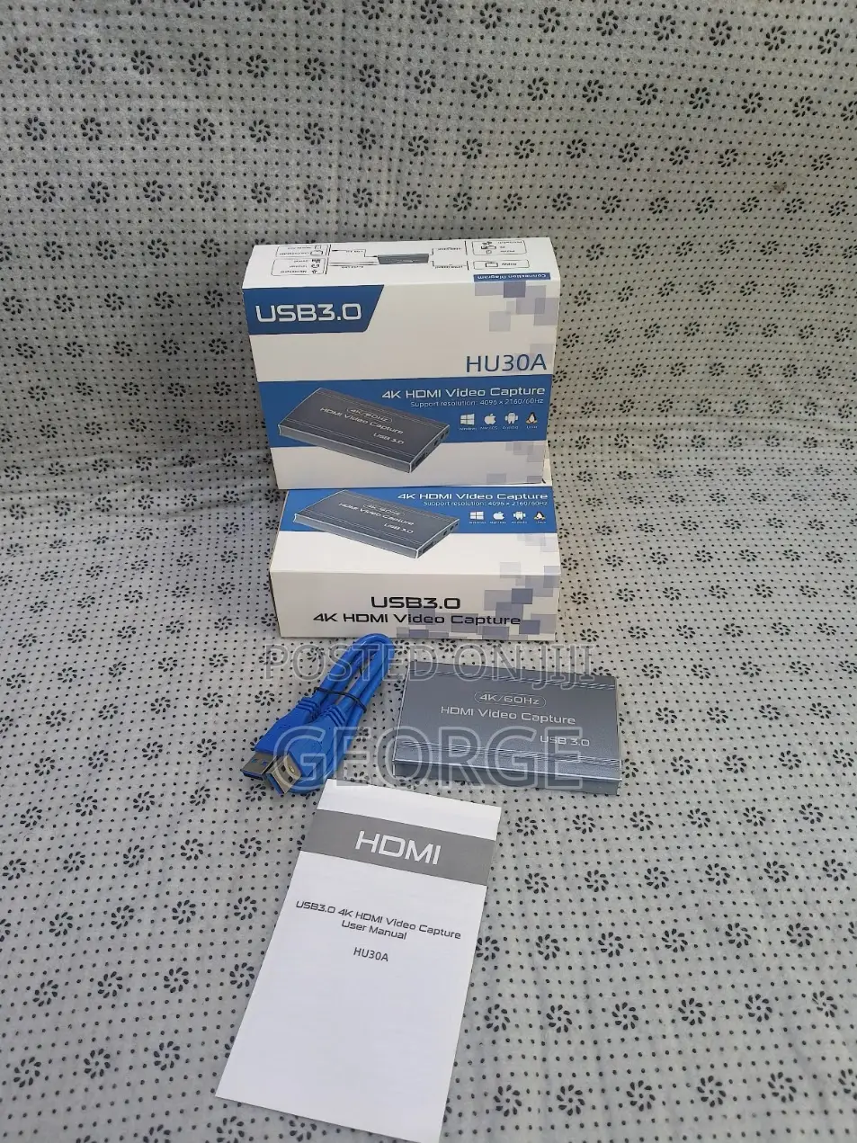 Usb3.0 Hdmi Video Capture 4096*2160 at 60hz Capture Card