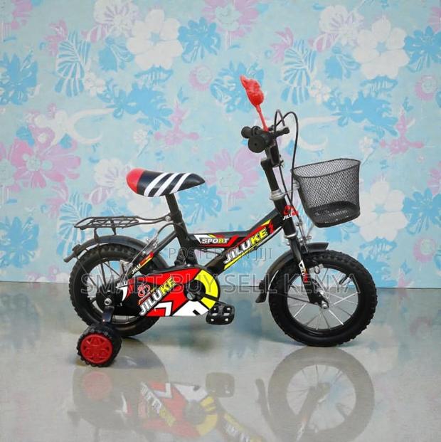 Front Basket 16 Inch 4-7 Years Children Kids Cartoon Bike