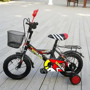 Front Basket Cartoon 16 Inch 4-7 Years Children Kids Bike Safe Ride