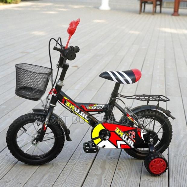 Front Basket Cartoon 16 Inch 4-7 Years Children Kids Bike Safe Ride