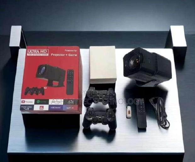 Hy320 Portable Projector 1080p Smart Projector With Game Controller - main view