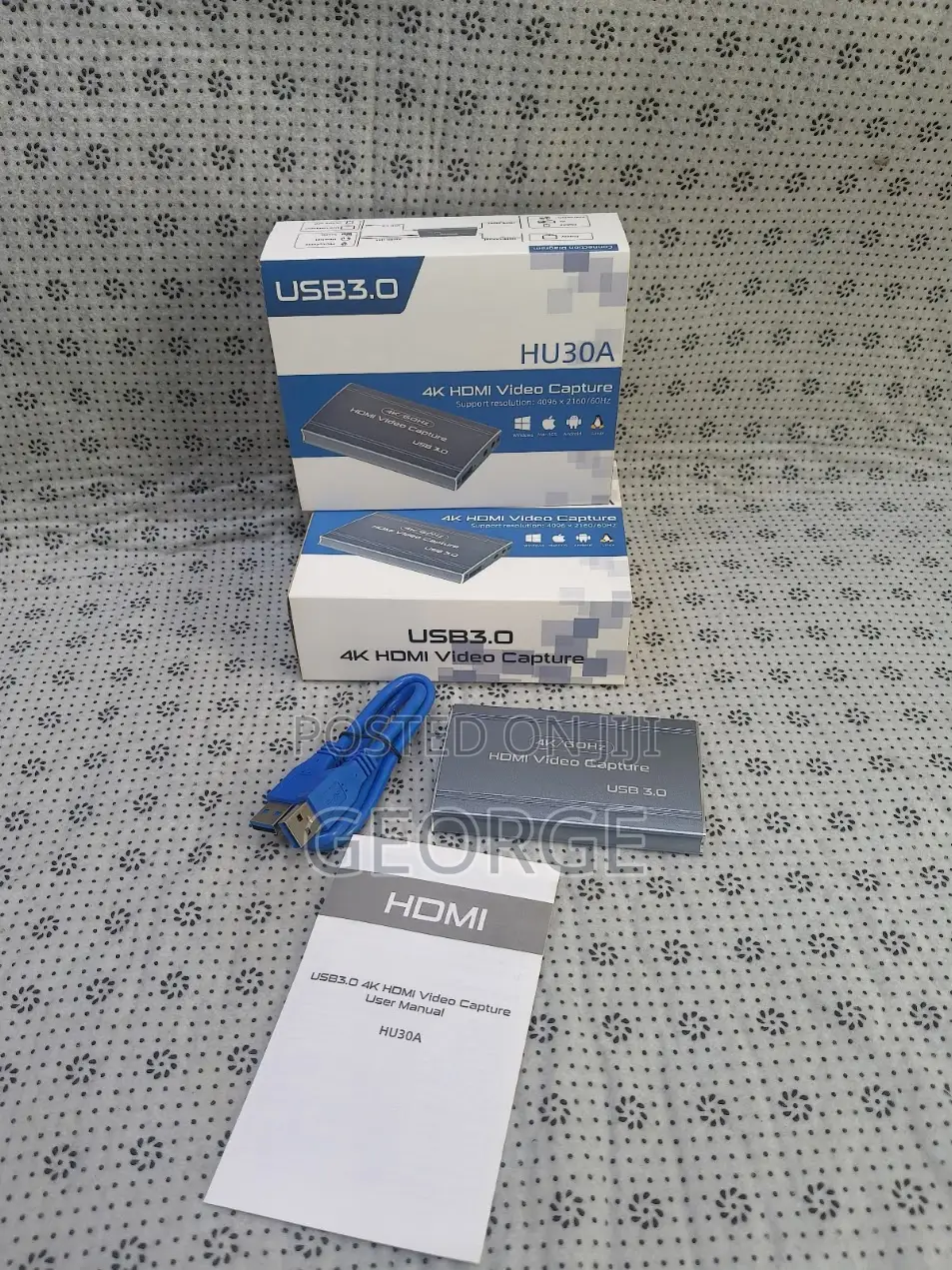 Portable Usb 3.0 to for Hdmi Video Capture Card 