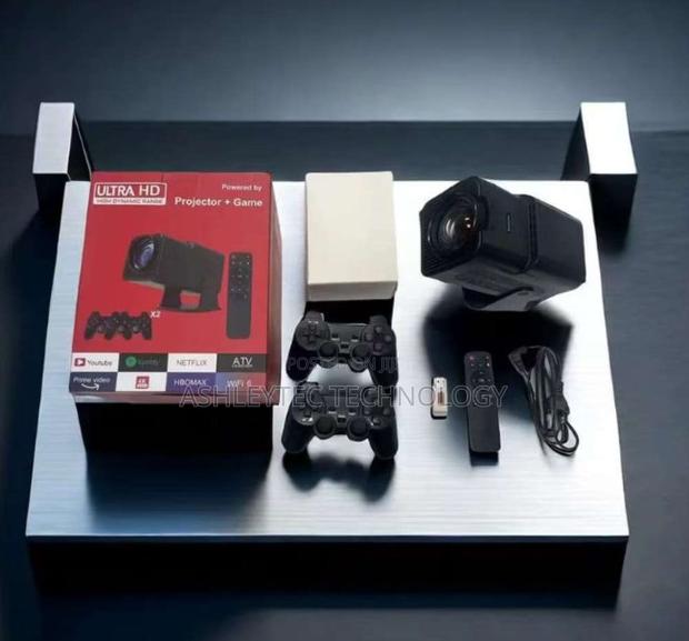 Console Gaming Projector 2 Pads Remote and 32gb Sd - thumbnail 2