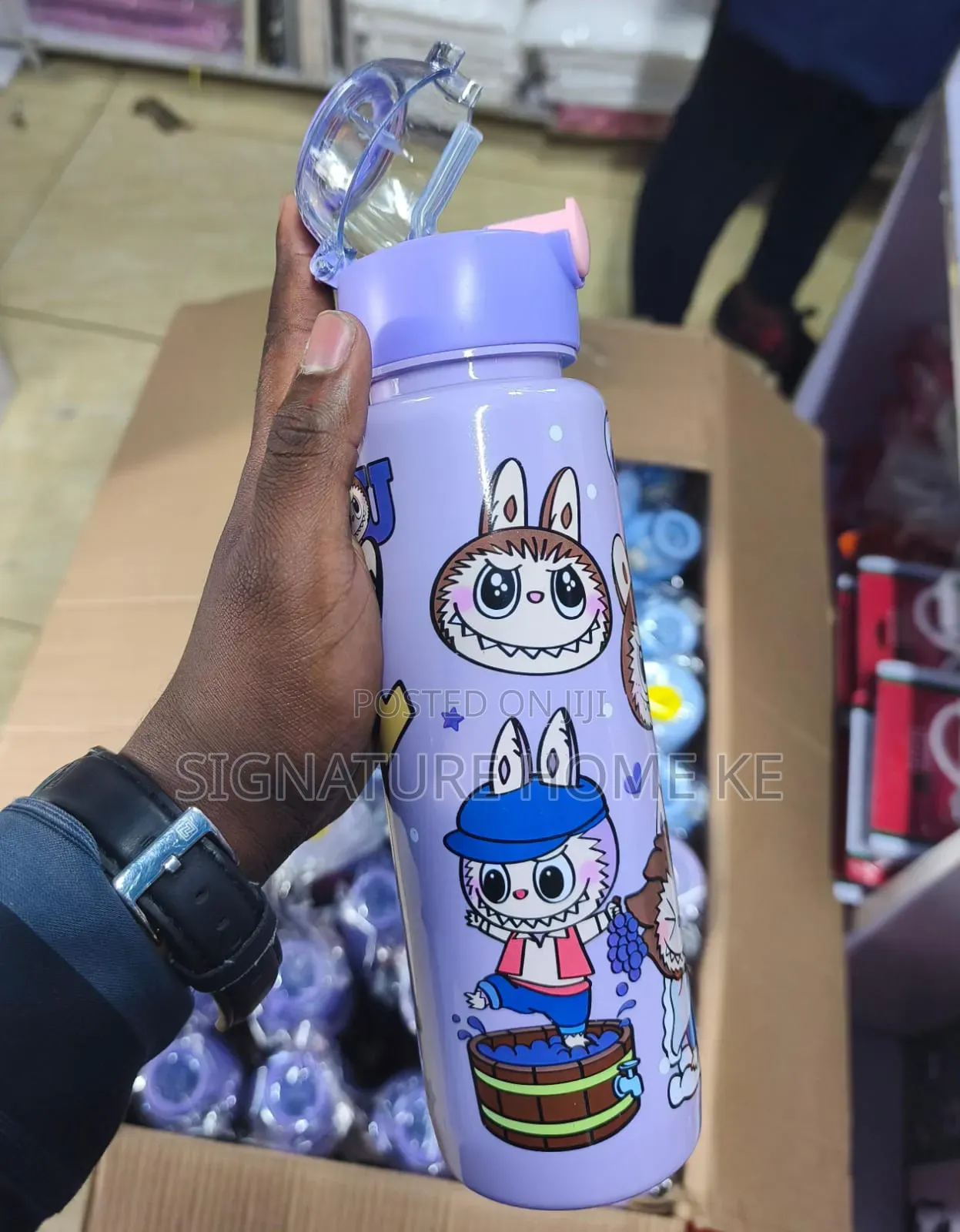 Cartoon Themed Water Bottle