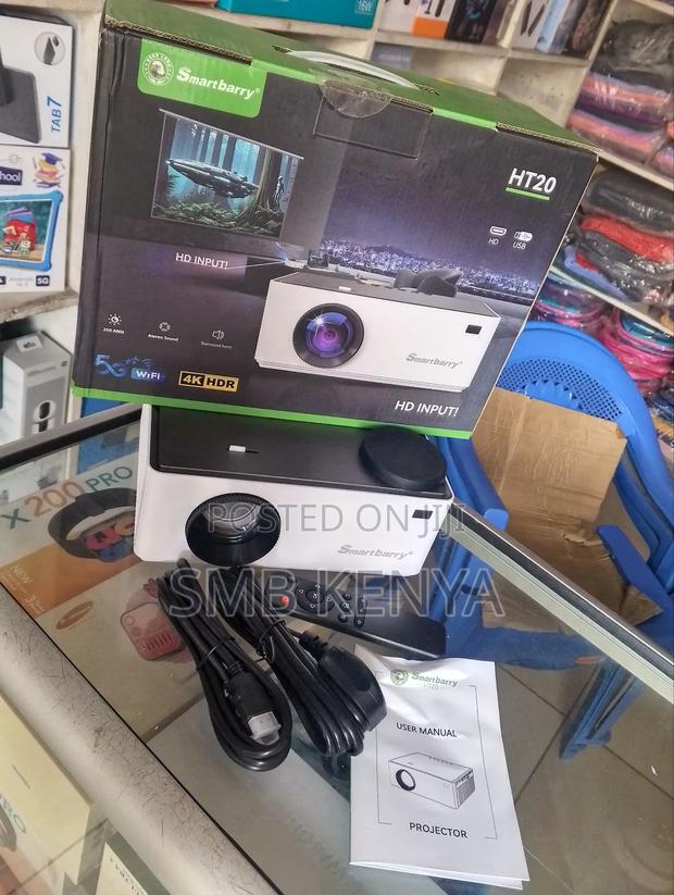 Smartbarry Ht20 4k Wifi Portable Projector - thumbnail 2