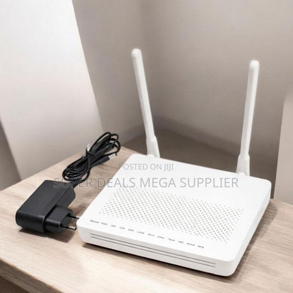 Xpon Gpon Onu Dual Antenna Fiber Router for Internet