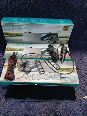 2-Lens Full Hd 1080p Rearview Mirror Dash Cam With Front Camera DVR