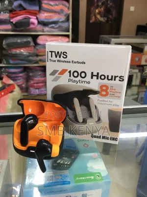 Quad Mic Enc TWS Earphones With Noise Cancelling