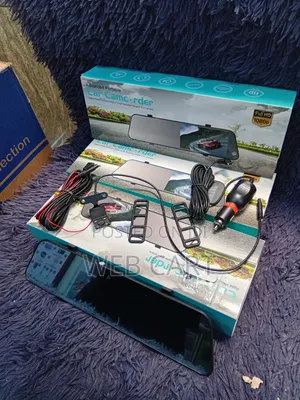Full Hd 1080p Rearview Mirror Dash Cam, 2-Lens Front and Rear DVR