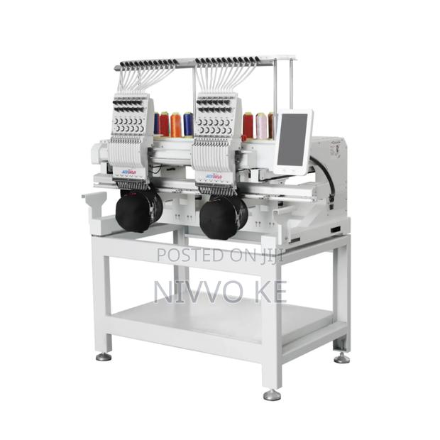 New Efficient Dual Head Multi-Needle (9) Embroidery Machine - thumbnail 3