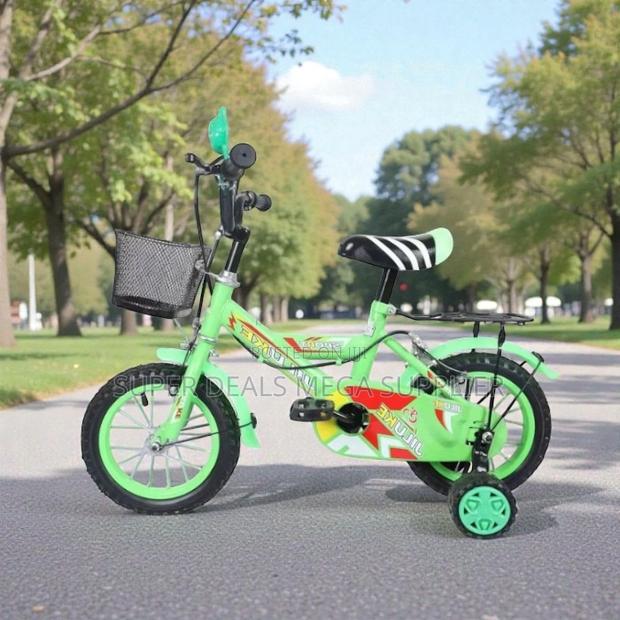 Front Basket 12 Inch 2-4 Years Children Kids Bicycle Fun