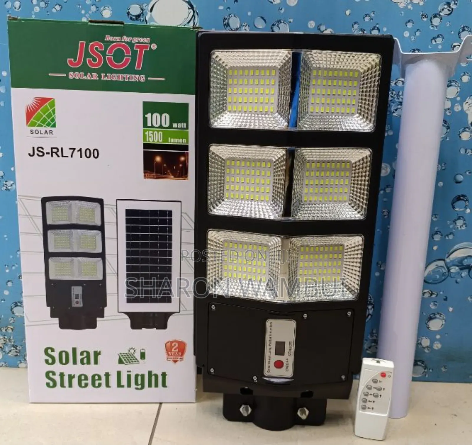 100watts Rl-7100 Solar Street Light /100w Street Light With Pole