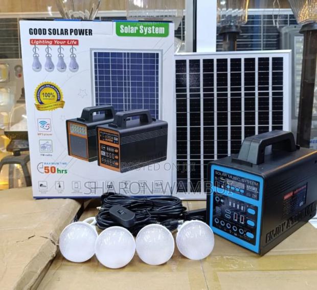 Big Solar Lighting System 4led Bulbs,Radio,Bt,12v/12v Solar Light