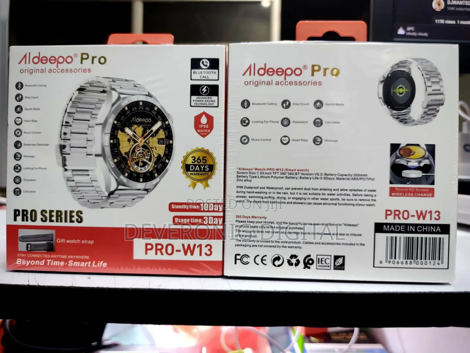 *Aldeepo Pro Series -W13 Smart Watch
