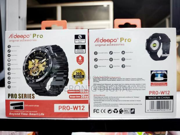 *Aldeepo Pro Series -W12 Smart Watch - main view