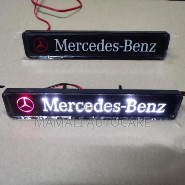 Mercedes Led Grill Logo Emblem – Illuminated Badge - main view