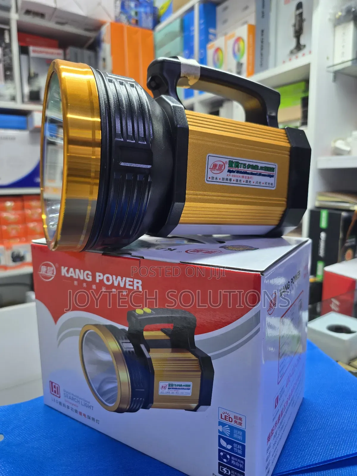 Rechargeable Spotlight Flashlight 18000 Lumen Handheld [ 3000m ]