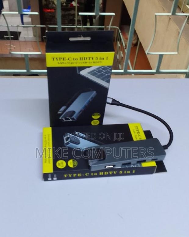 Slim 5-in-1 Usb-C Hub - Minimalist Design, Core Functions - main view