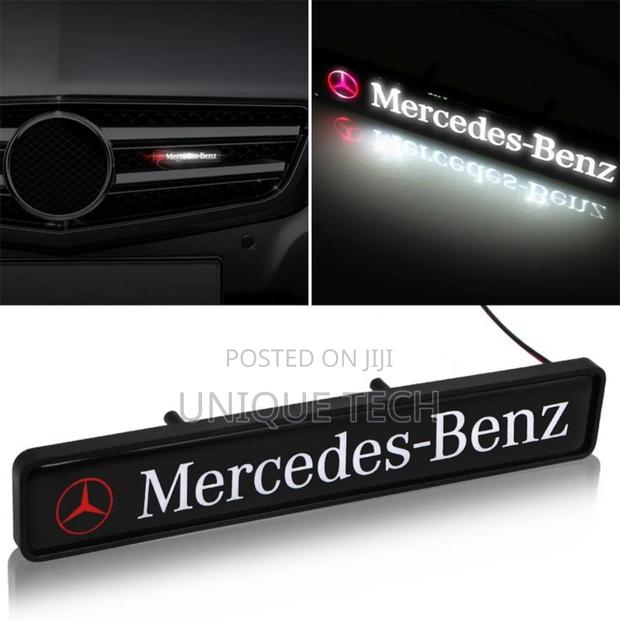 Mercedes Led Grill Badge – Modern Car Styling - main view