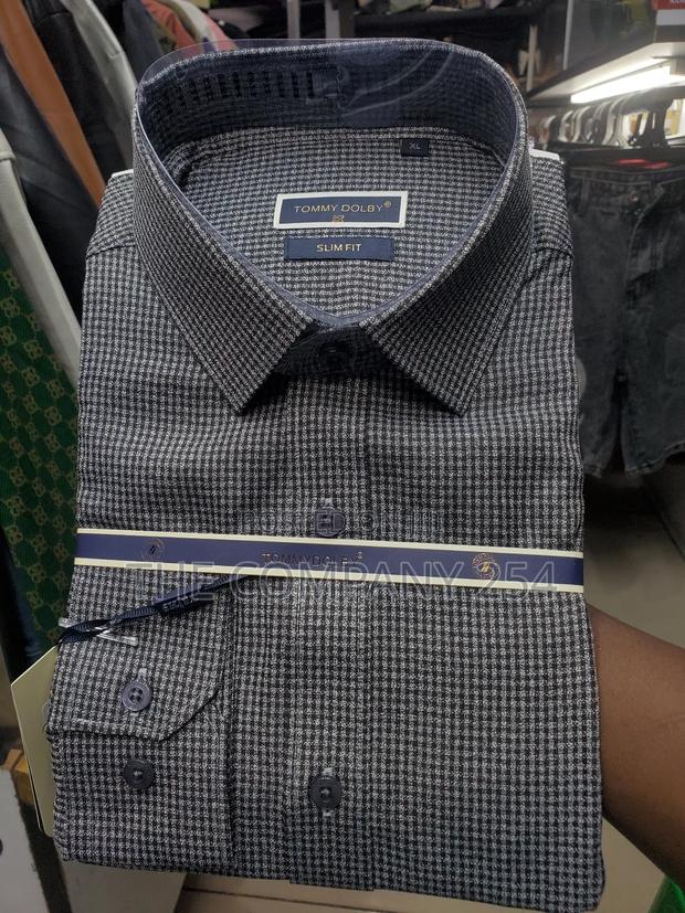 Quality Checked Men Official Casual Long-Sleeved Collar Shirts - thumbnail 3