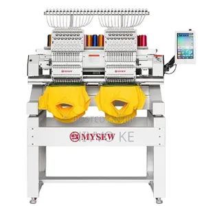 2-Head 9-Needle Embroidery Machine – Dual Stitch Professional