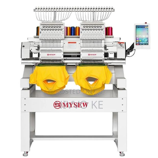2-Head 9-Needle Embroidery Machine – Dual Stitch Professional - main view