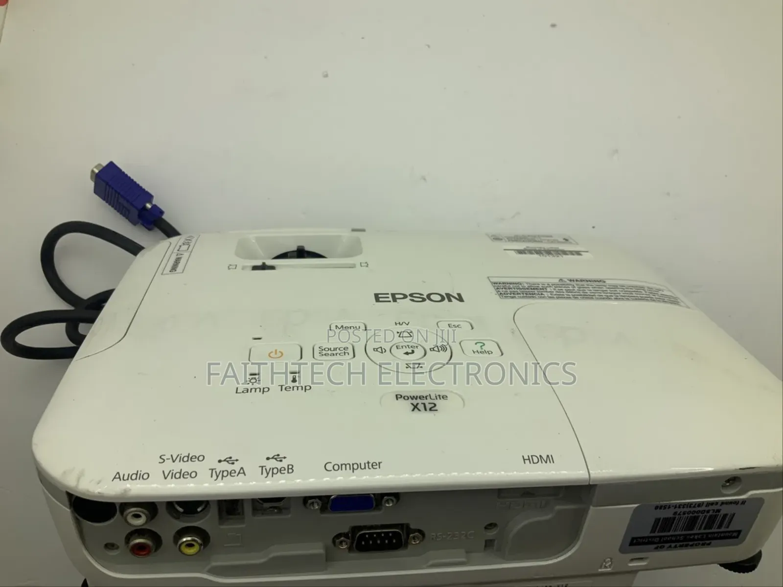 Epson X12 Projector – Bright Xga Multimedia Solution