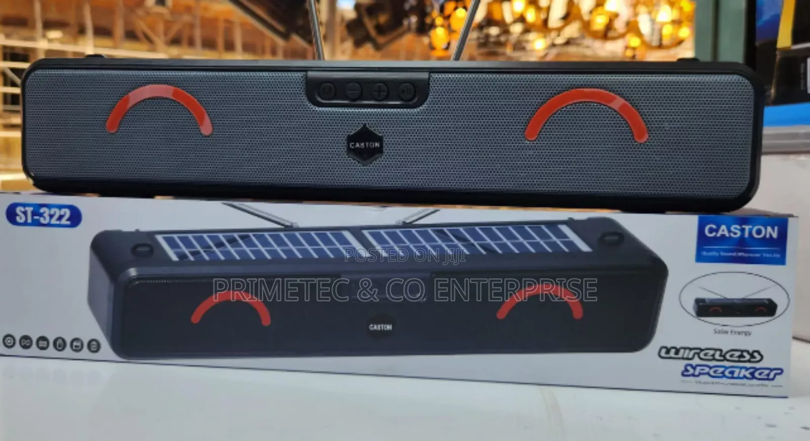 St 322 Wireless Bluetooth Speaker With Solar