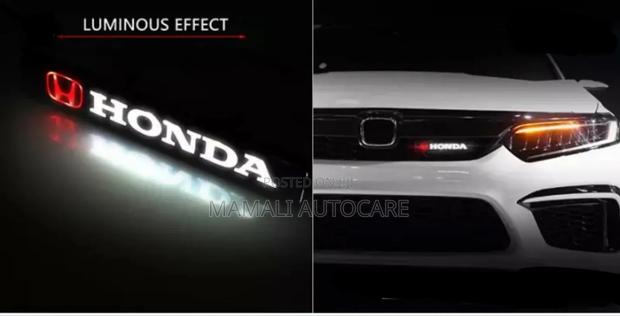 Honda Glowing Led Grill Emblem – Car Styling Upgrade