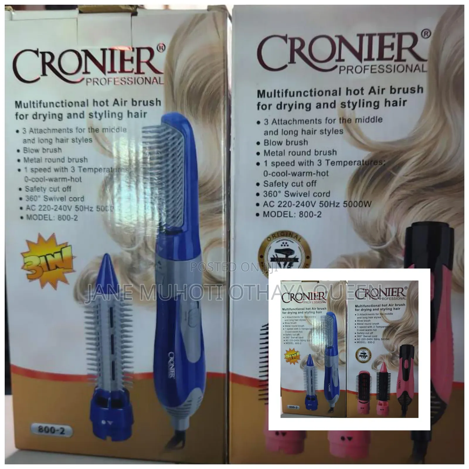 Cronier 3in1 Proffesional Hot Air Brush