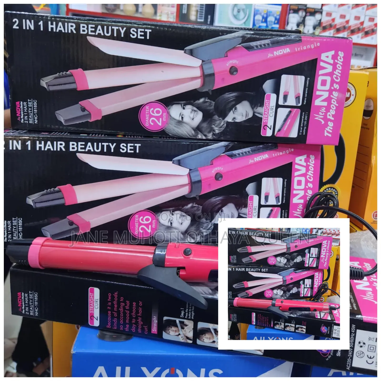 *Big Size 2in1 Nova Flat Iron-