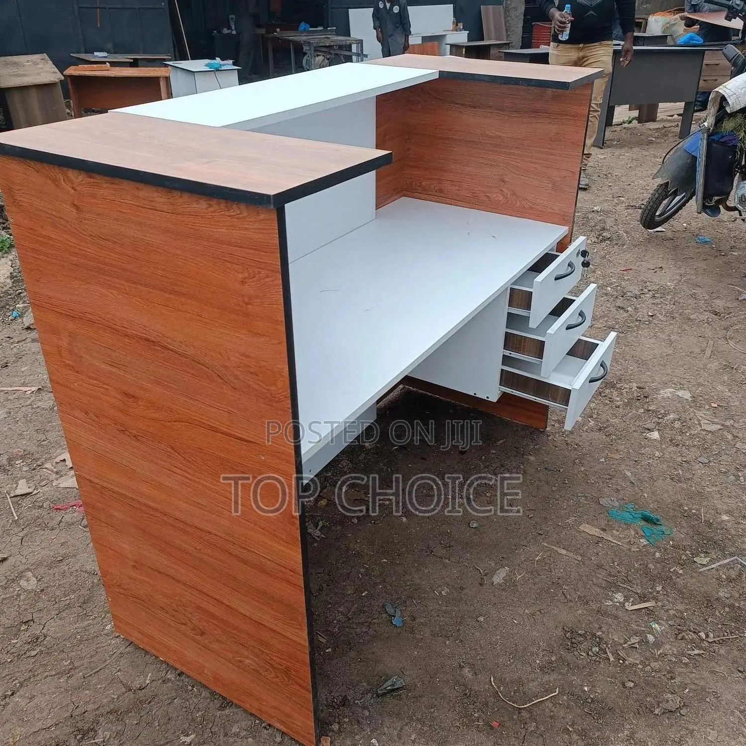High-Quality Wooden Office Reception