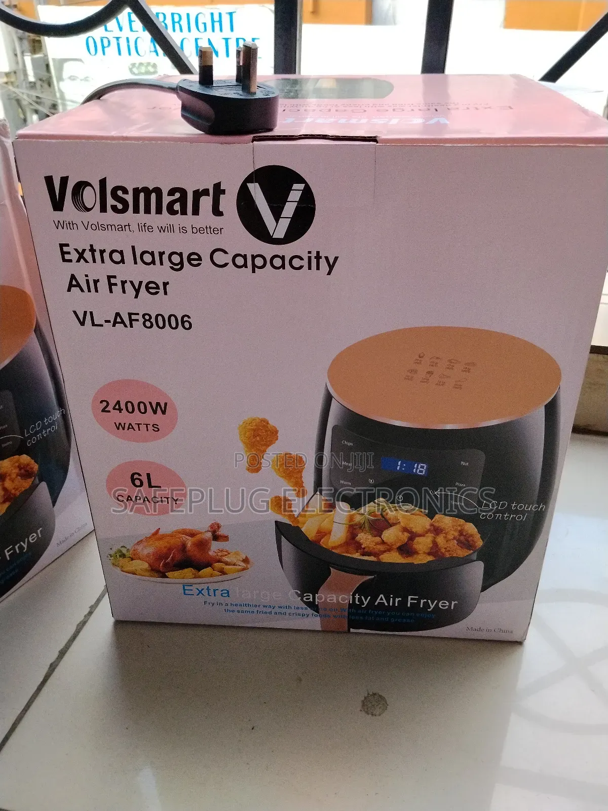 Volsmart 6l Digital Air Fryer - 2400w | 10 Presets"