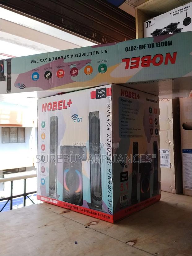 Wireless Nobel Nb-2070 Subwoofer – Bluetooth, Usb, 55,000w Pmpo!" - main view