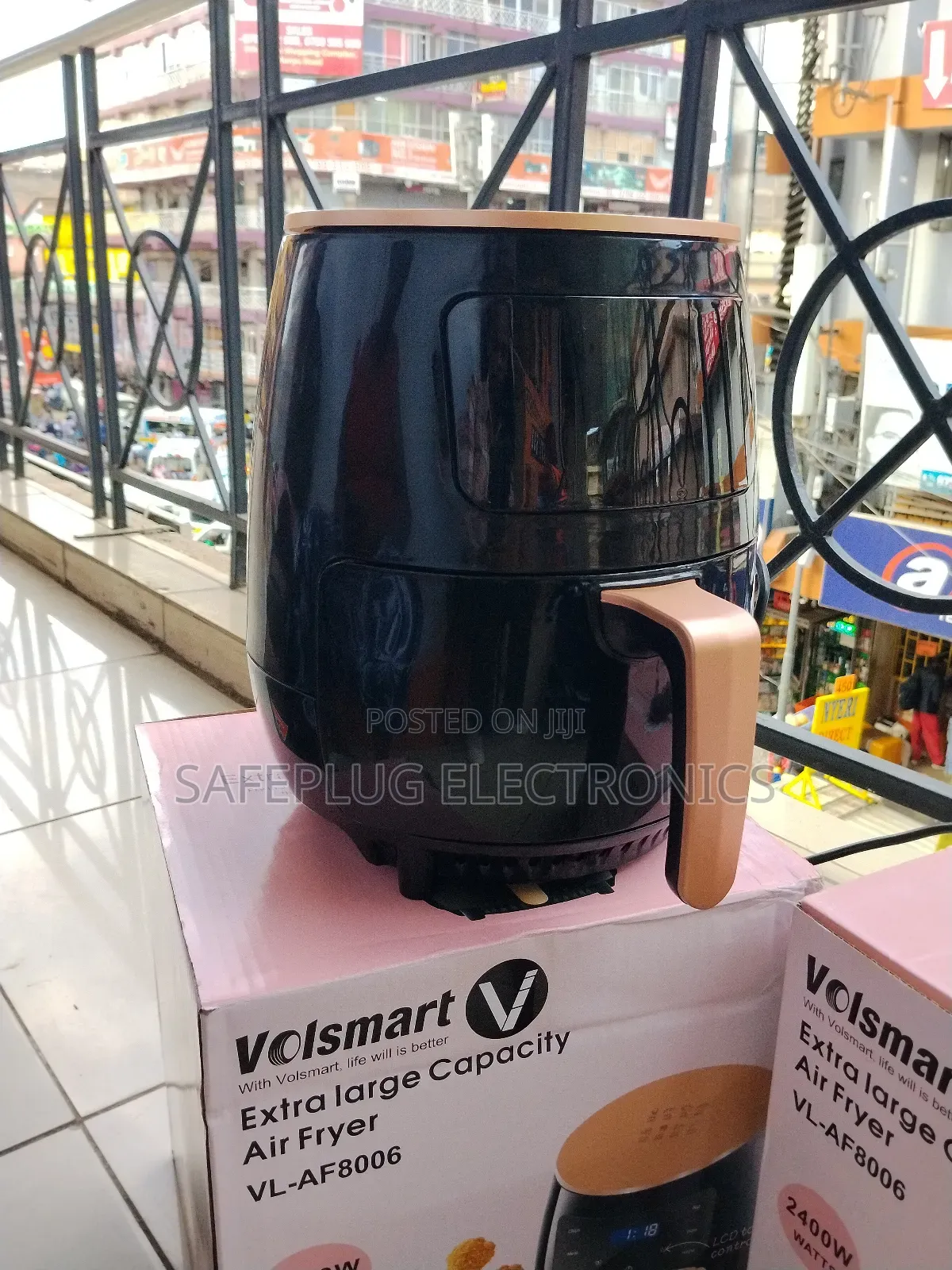Volsmart 6l Air Fryer - 2400w | 30% Less Stima vs Oven"