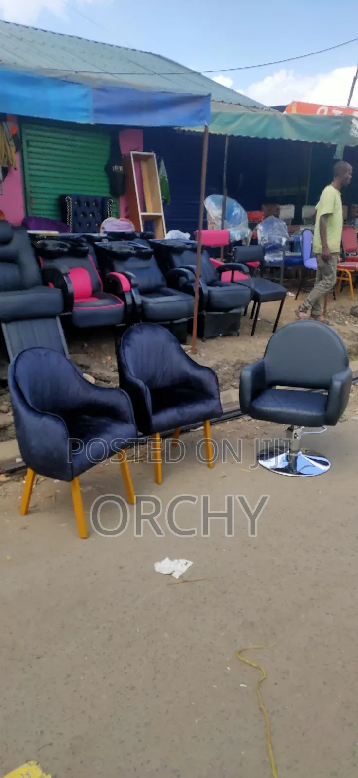 Assorted Salon And Manicure Seats