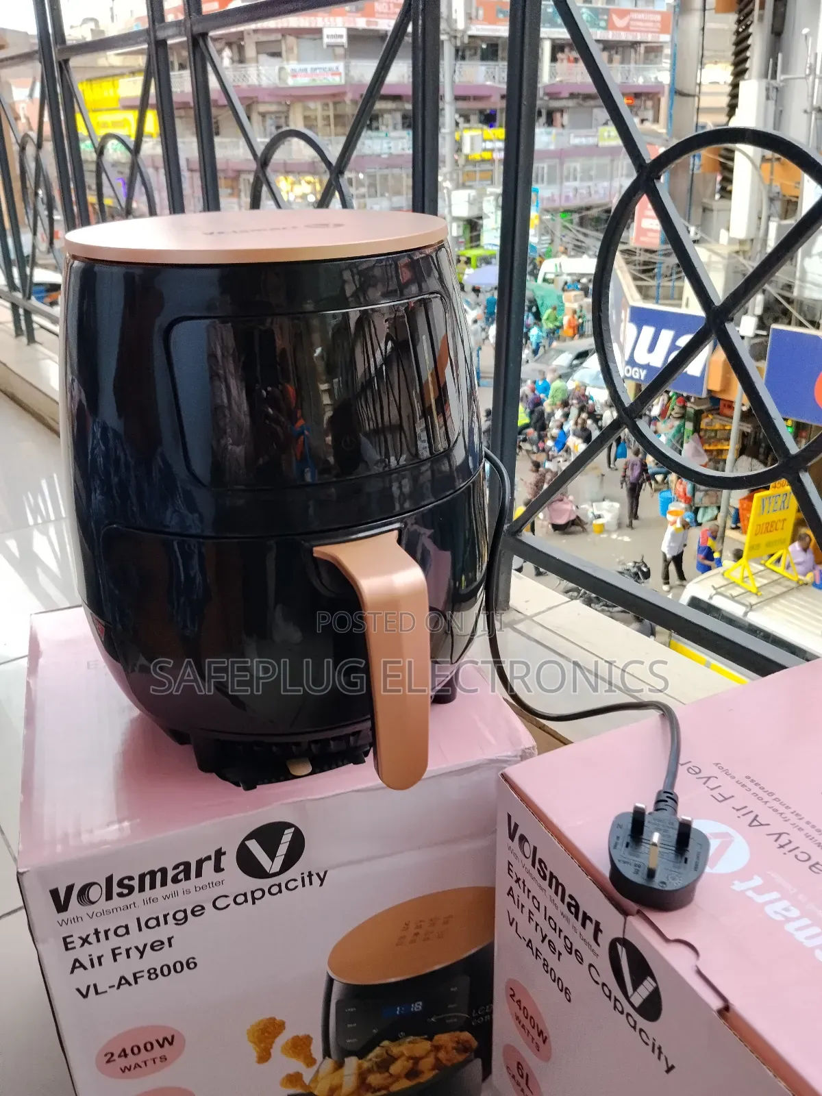 Volsmart 6l Digital Fryer - 2400w | 8-in-1 Functions"
