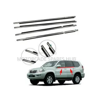 Toyota Landcruiser Prado J120 Weather Strips Moulding Chrome