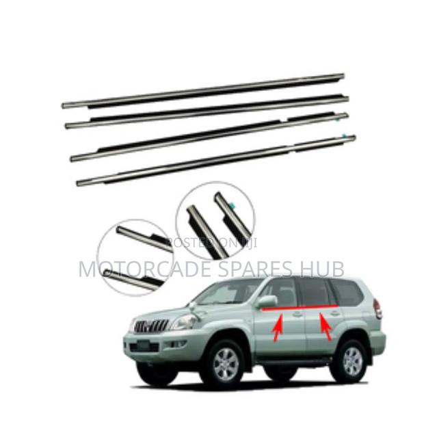Toyota Landcruiser Prado J120 Weather Strips Moulding Chrome
