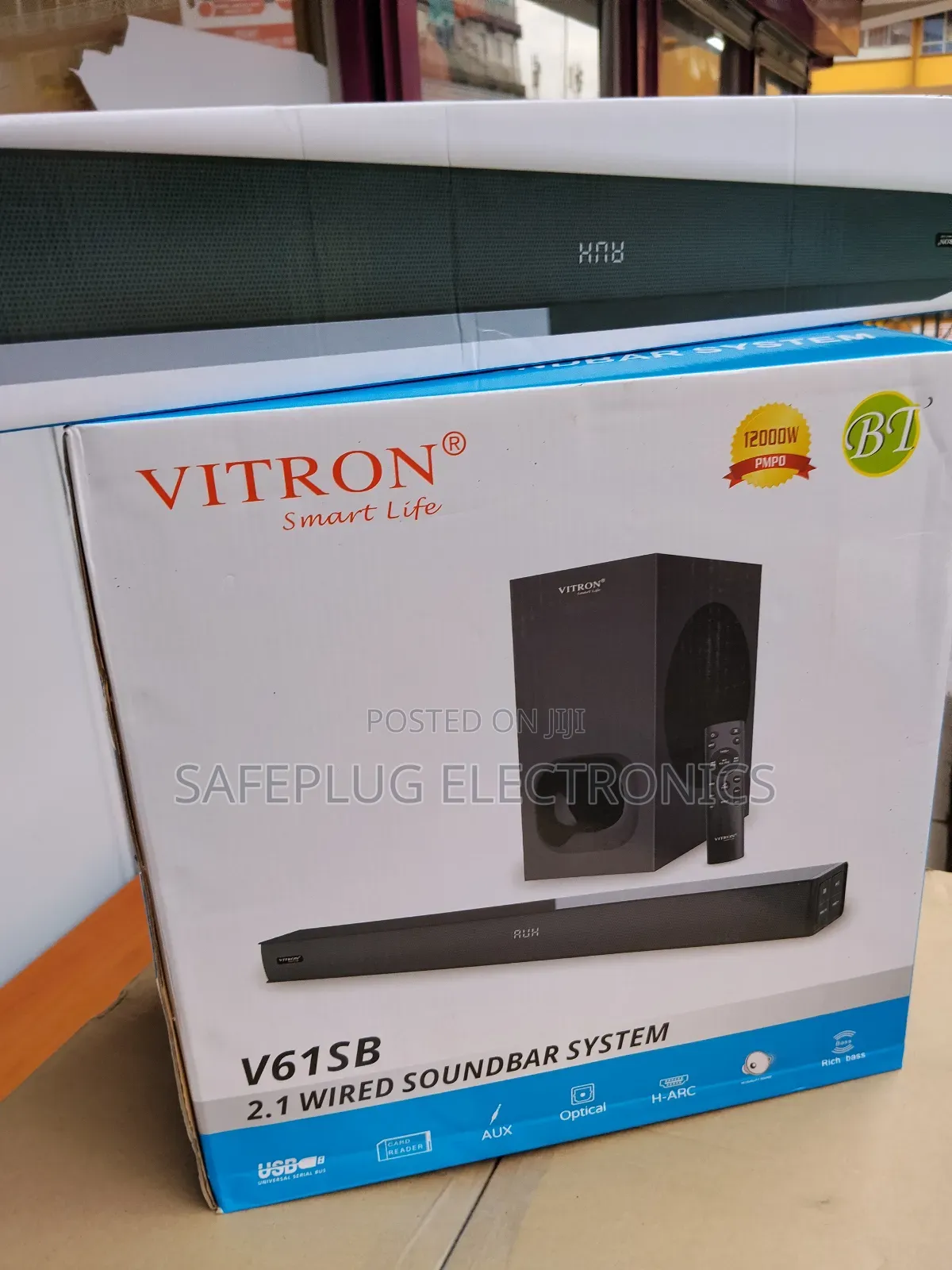 Vitron V61sb: Portable 2.1 System - Subwoofer + Battery |