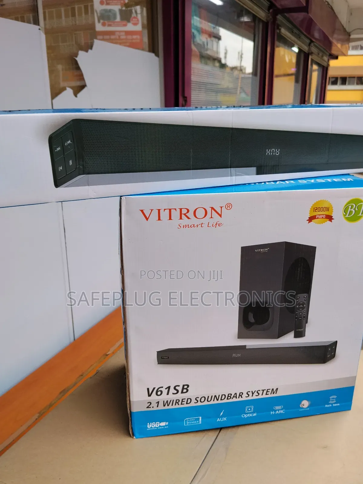 Vitron V61sb: Portable 2.1 System - Subwoofer + Battery |