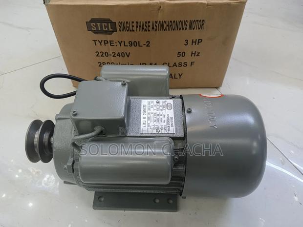 Stcl 3hp Single-phase Heavyduty Industrial Electrical Motor (2900 Rpm) - main view
