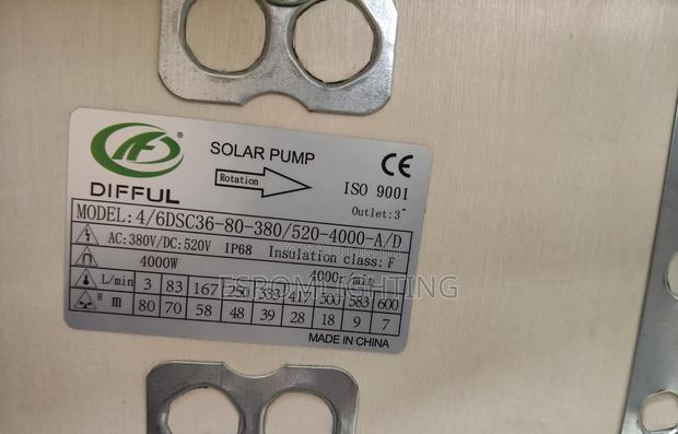 4kw Difful Solar Submersible Pump Model 4/6dsc36-80-380/520-4000-a/D - thumbnail 2