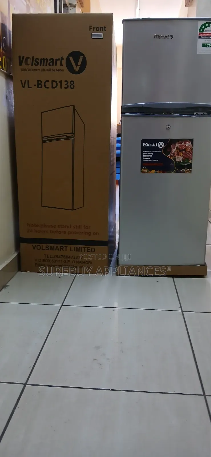 Volsmart 138l Double Door Fridge – Spacious Energy Efficient