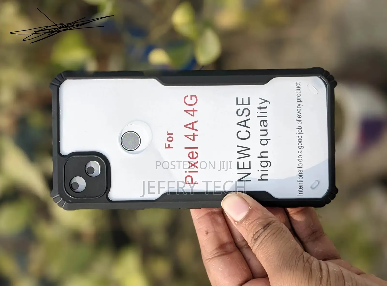 Pixel 4a 5g C- Case Cover Shockproof Transparent Clear Airbag Phone