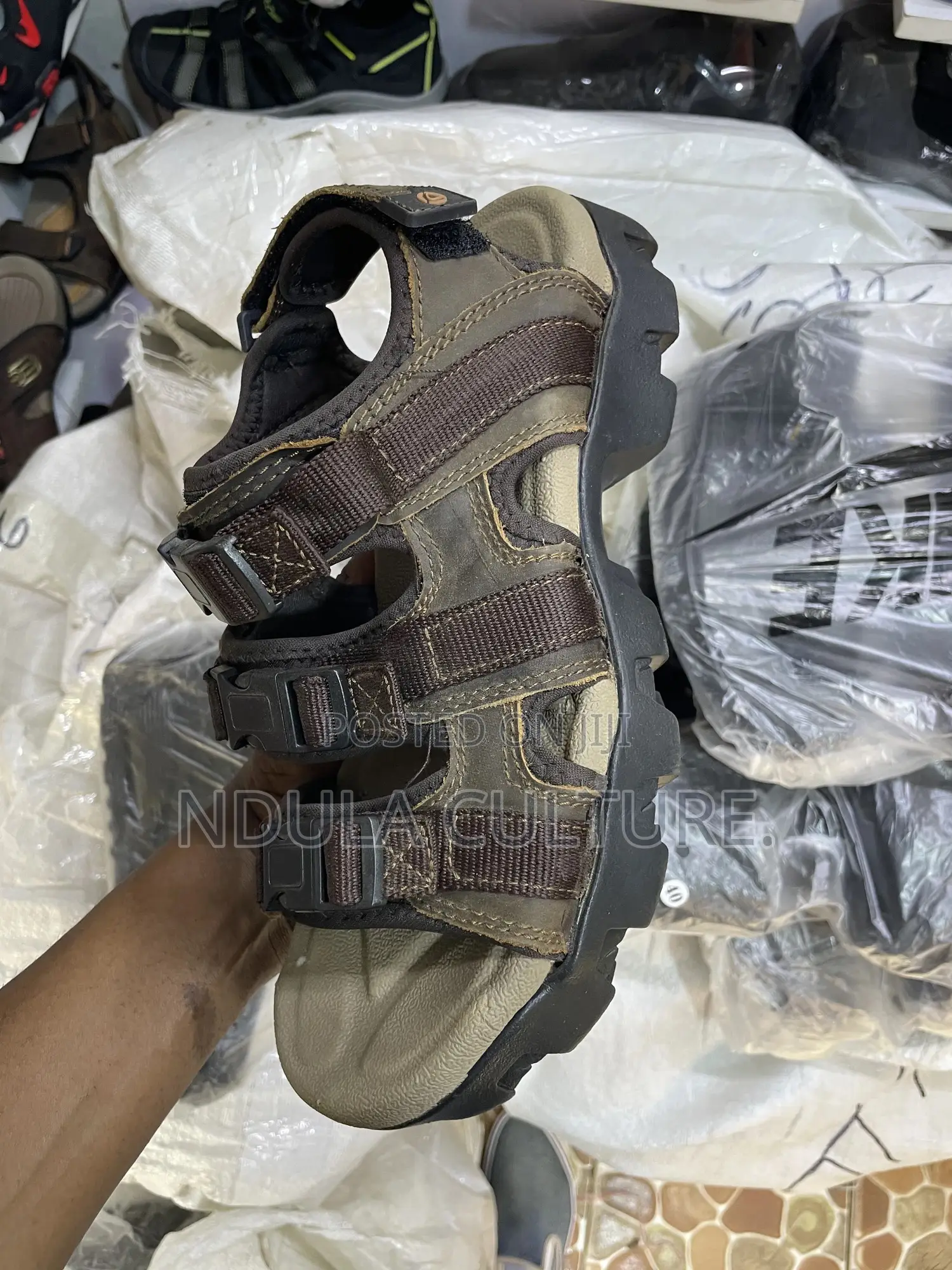 New Durable Real Leather Sandals