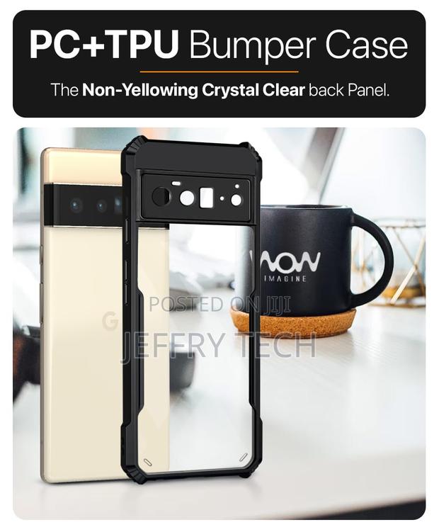 Shock Proof Clear Protective Back Case for Google Pixel 6 - thumbnail 3