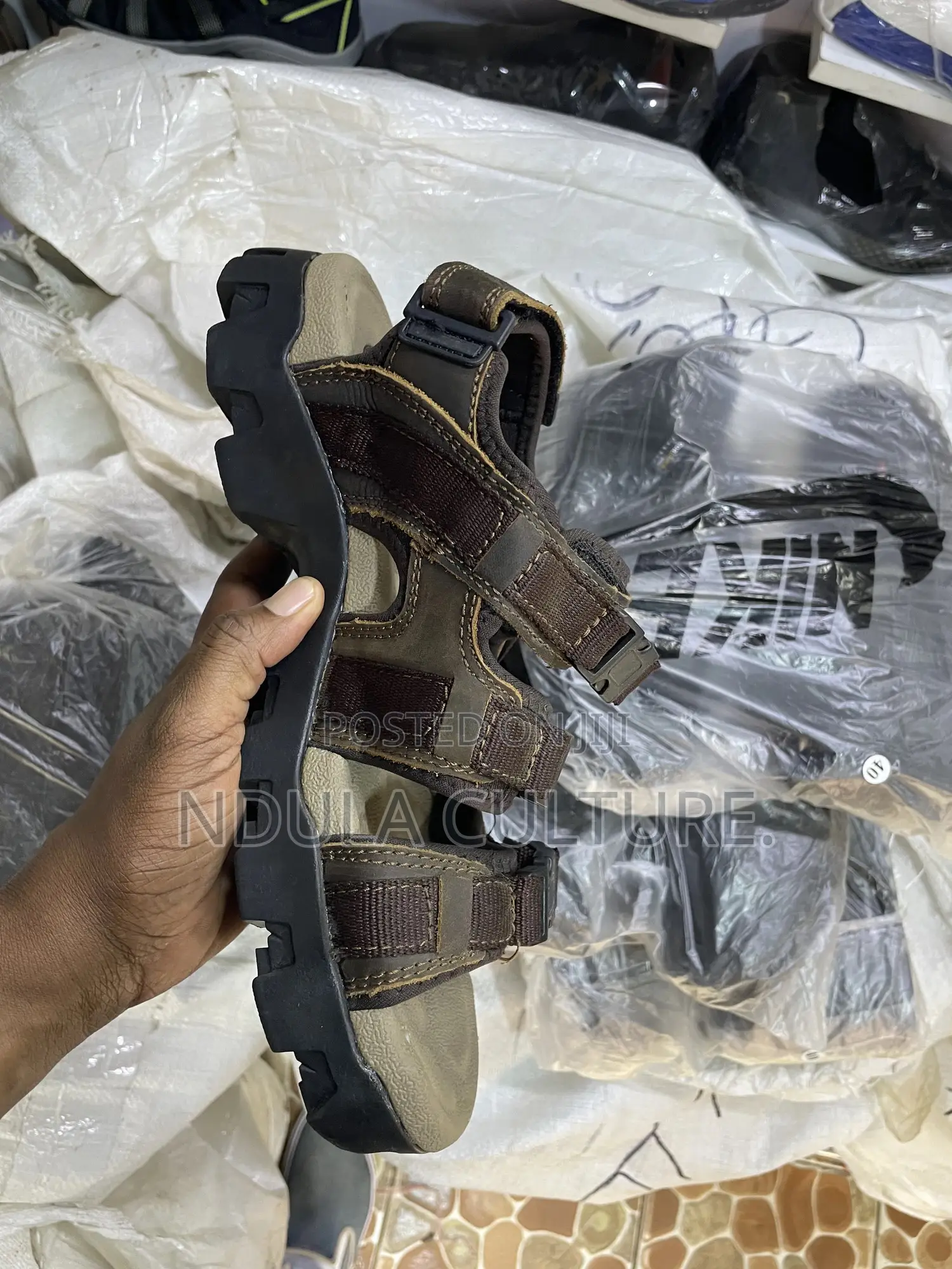 New Durable Real Leather Sandals
