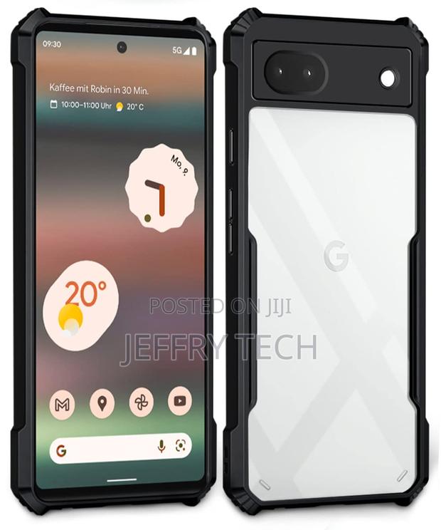 Poly Carbonate + Tpu Shock Proof Clear Back Case for Google Pixel 6a - thumbnail 3